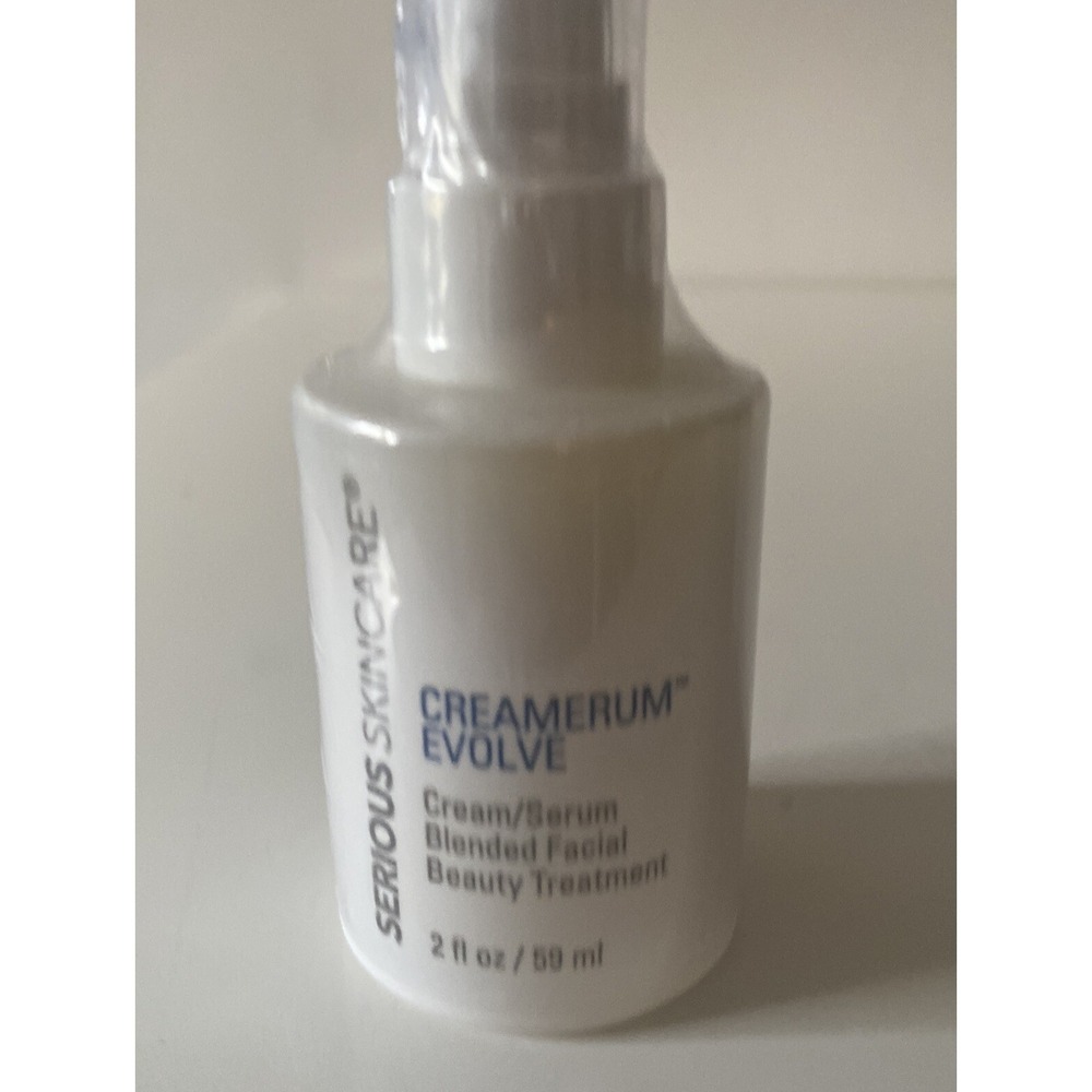 Serious Skincare Creamerium Evolve  Cream Serum Blended Facial Treatment 2 fl oz
